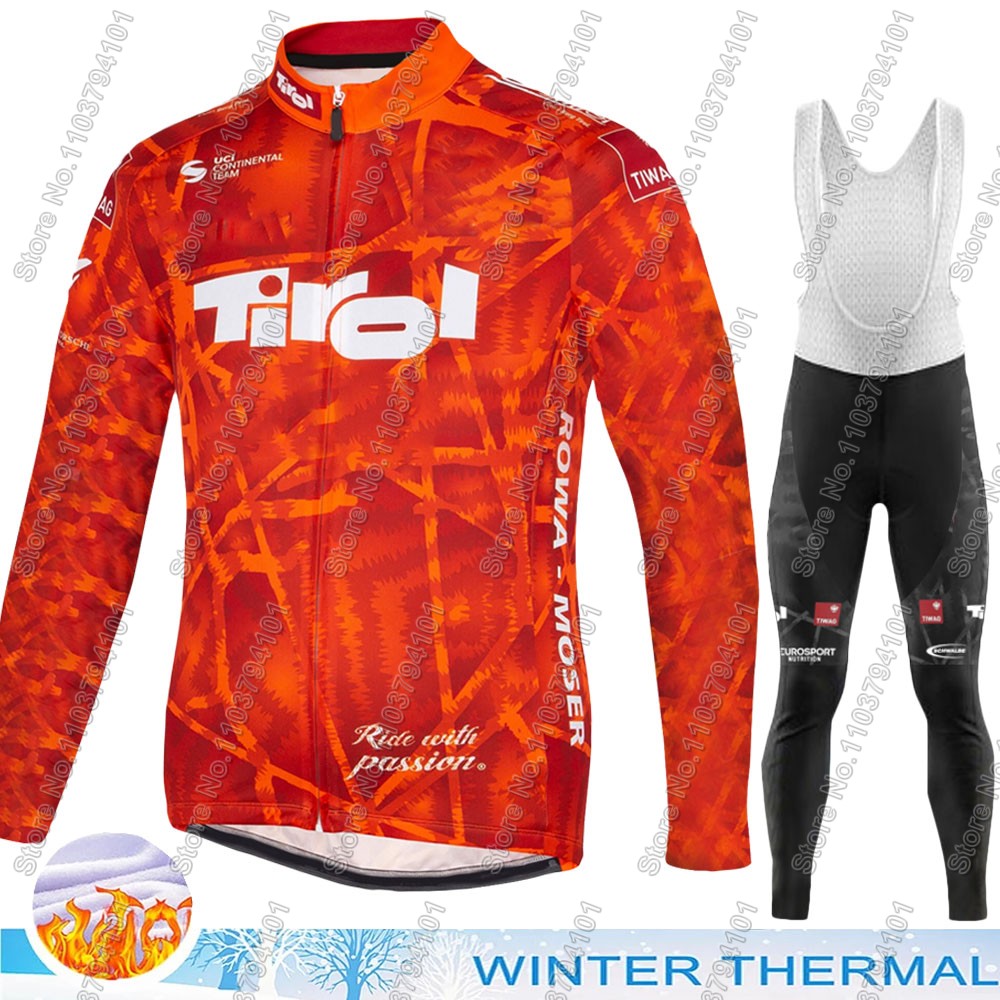 Cycling Gear Jersey - Tirol equipe 2024 conjunto camisa de