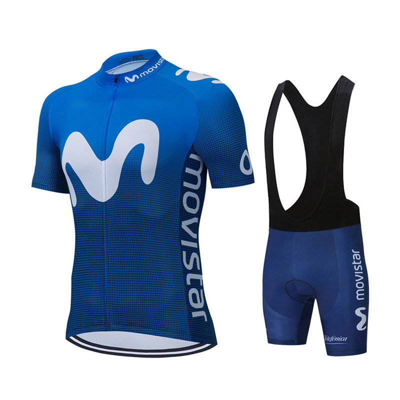 Novo verão movistar equipe con - Cycling Gear Jersey avaliação e preço