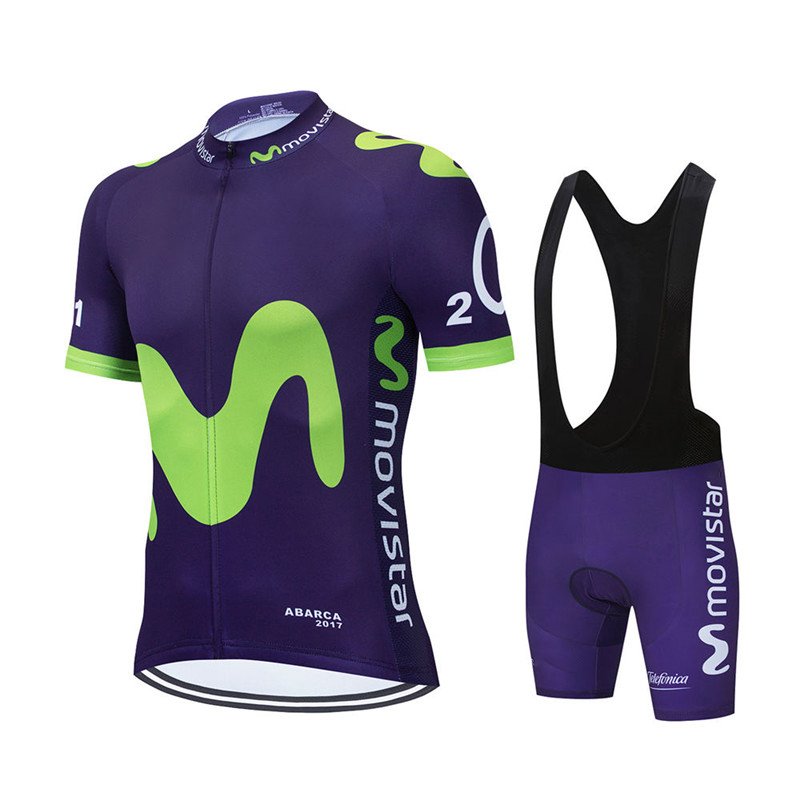 Novo verão movistar equipe con - Cycling Gear Jersey avaliação e preço