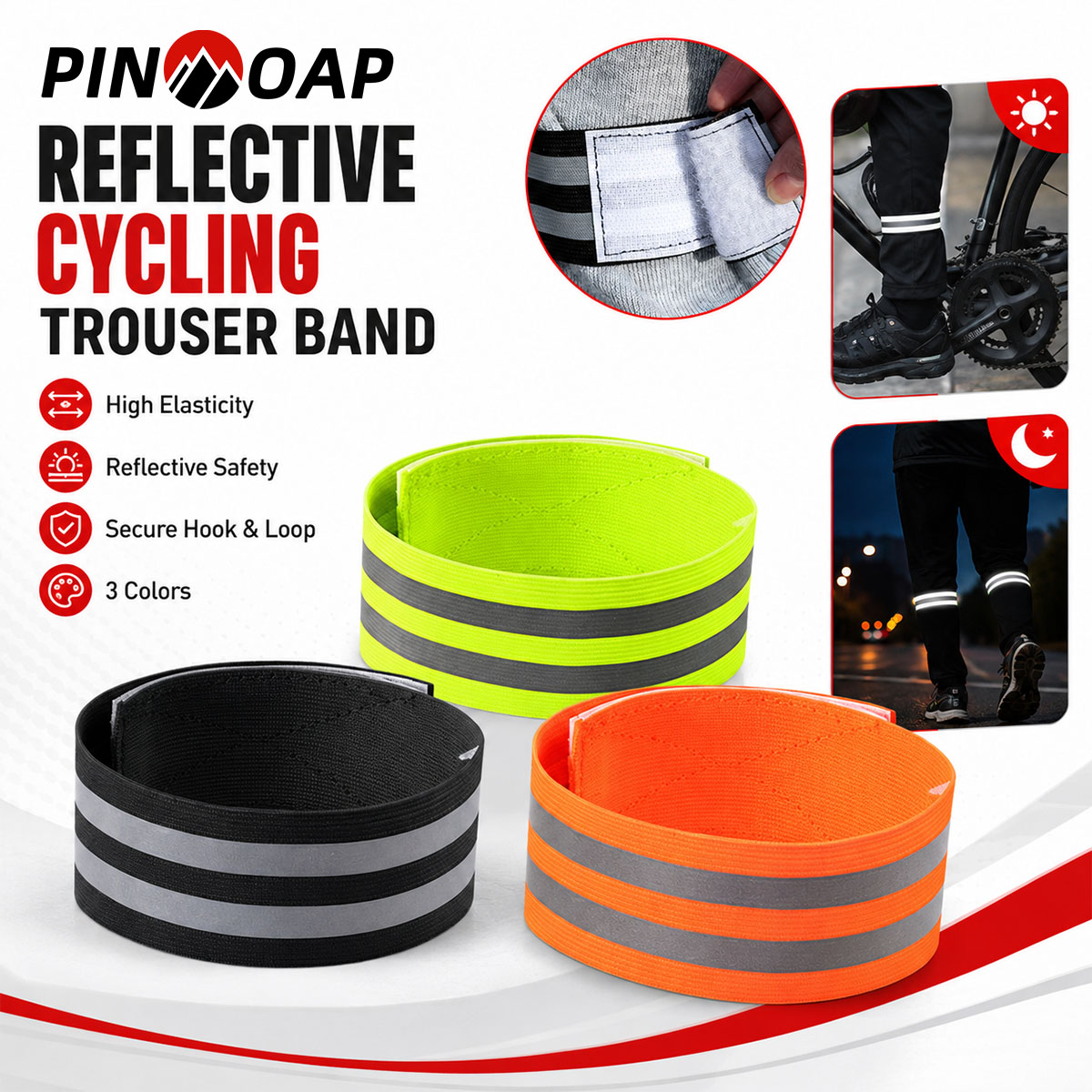 PINMOAP 1/2PCS Cinta Refletiva - Cycling Gear Brands avaliação e preço